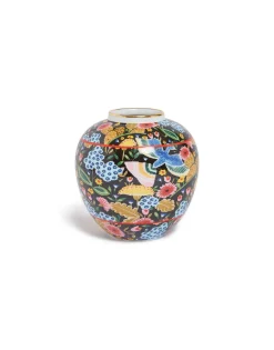 Small Bubble VaseColombo Black in Porcelain