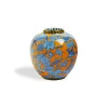 Small Bubble VaseLilium Zafferano in Porcelain