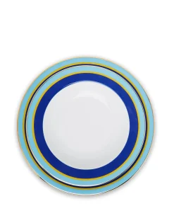 Soup & Dinner Plate Set of 4Rainbow Mix in Porcelain