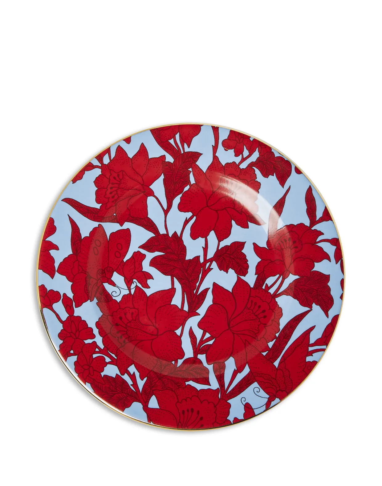 Soup And Dinner Plates SetRoman Holiday Vino in Porcelain