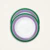 Soup Plates Set Of 2Rainbow Violet in Porcelain
