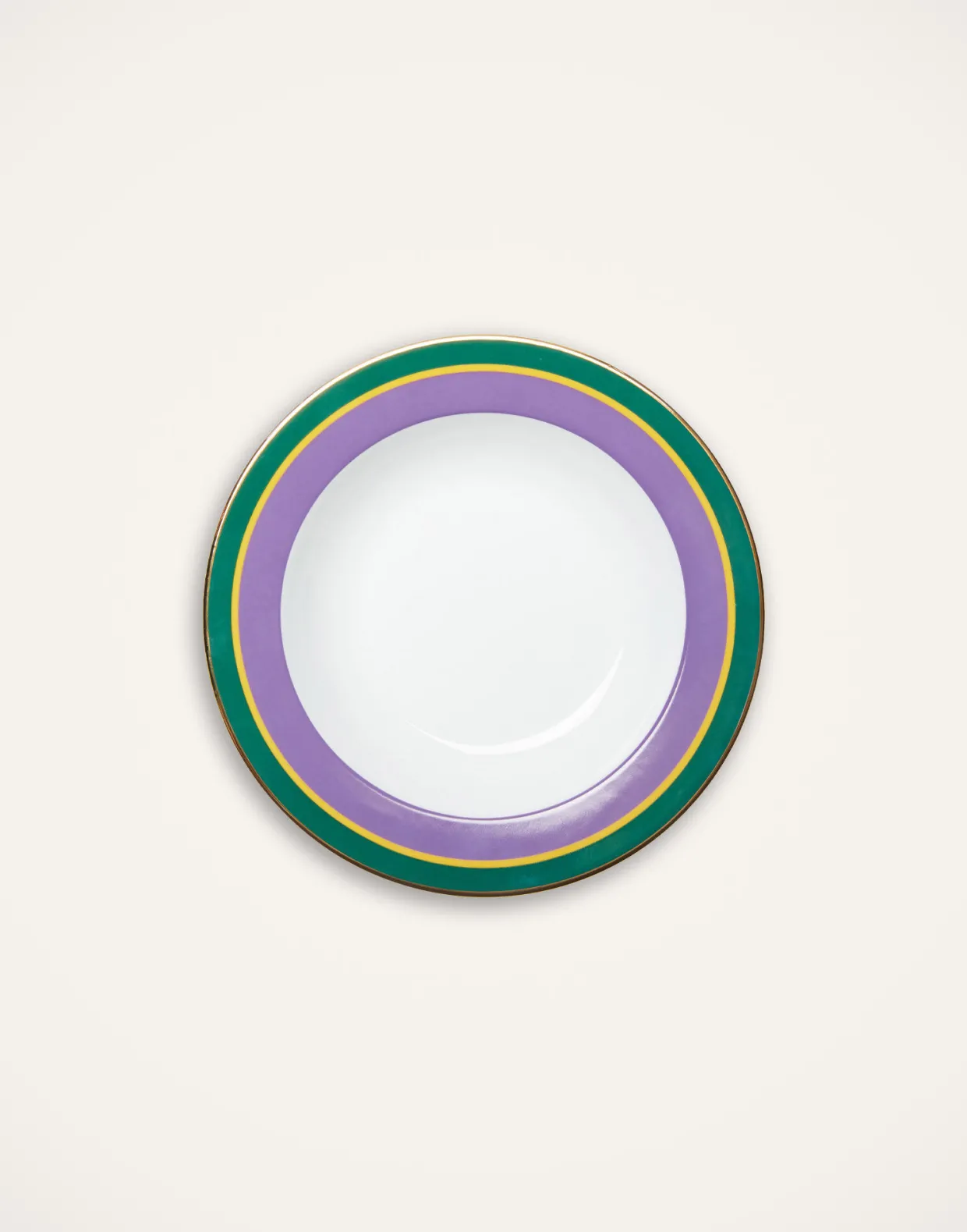 Soup Plates Set Of 2Rainbow Violet in Porcelain
