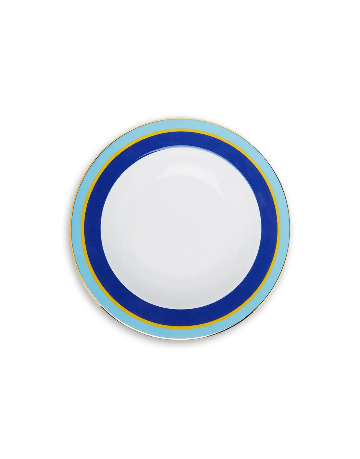 Soup Plates Set Of 2Rainbow Blue in Porcelain