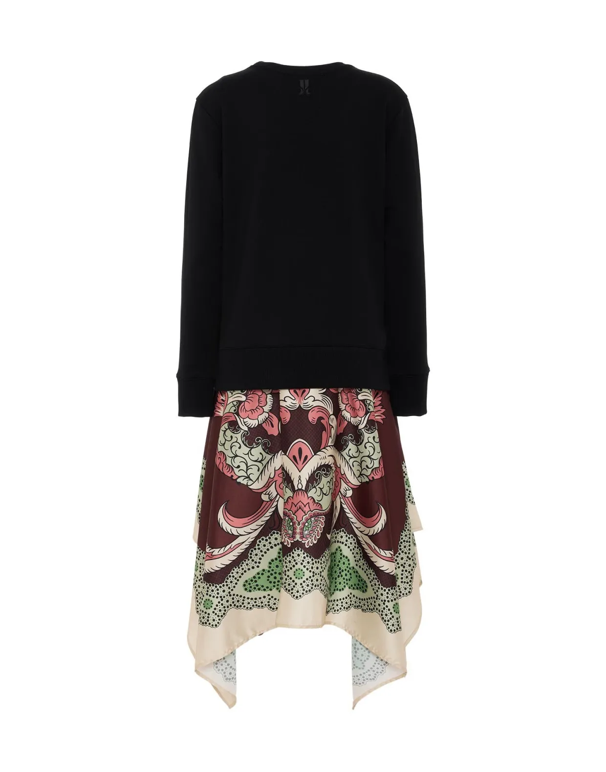 Sporty Foulard DressPortal Placée Brown in Heavy Jersey