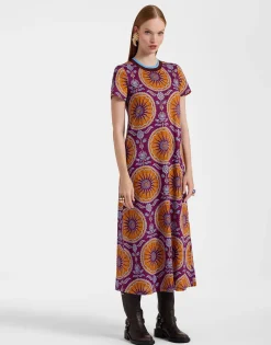 Sporty Swing DressSovereign Purple in Cotton Jersey