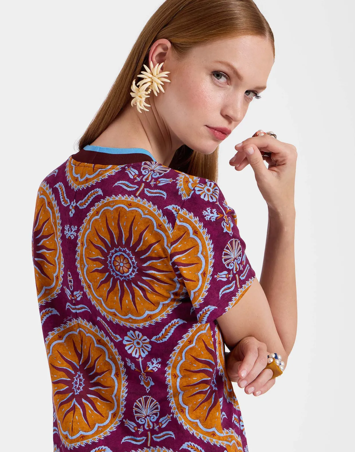 Sporty Swing DressSovereign Purple in Cotton Jersey