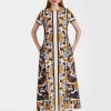 Super Swing DressCorsini Cream in Jacquard