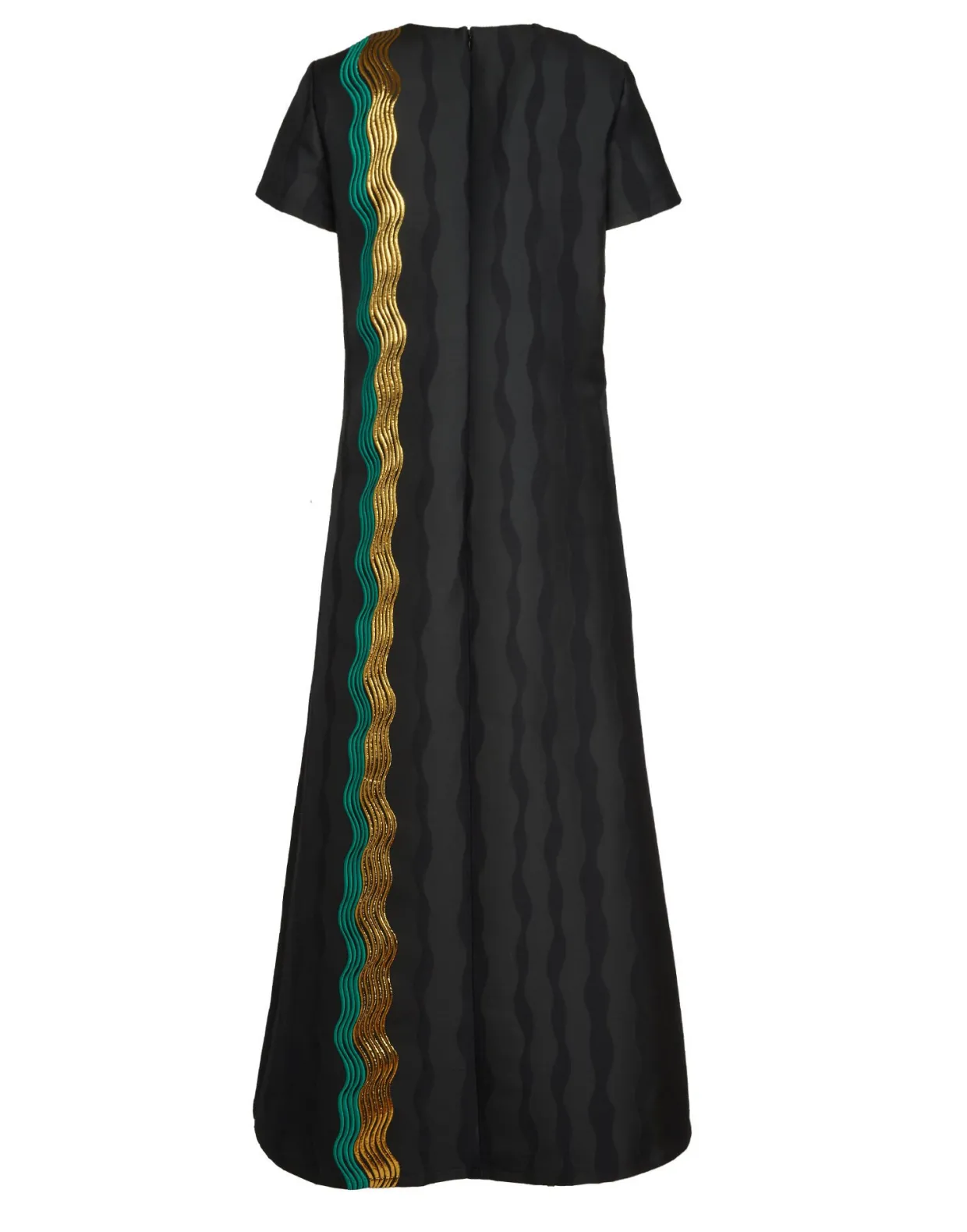 Super Swing DressThe Nile Black in Jacquard