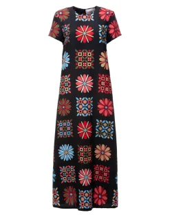 Swing DressVetrata Grande in Silk Twill