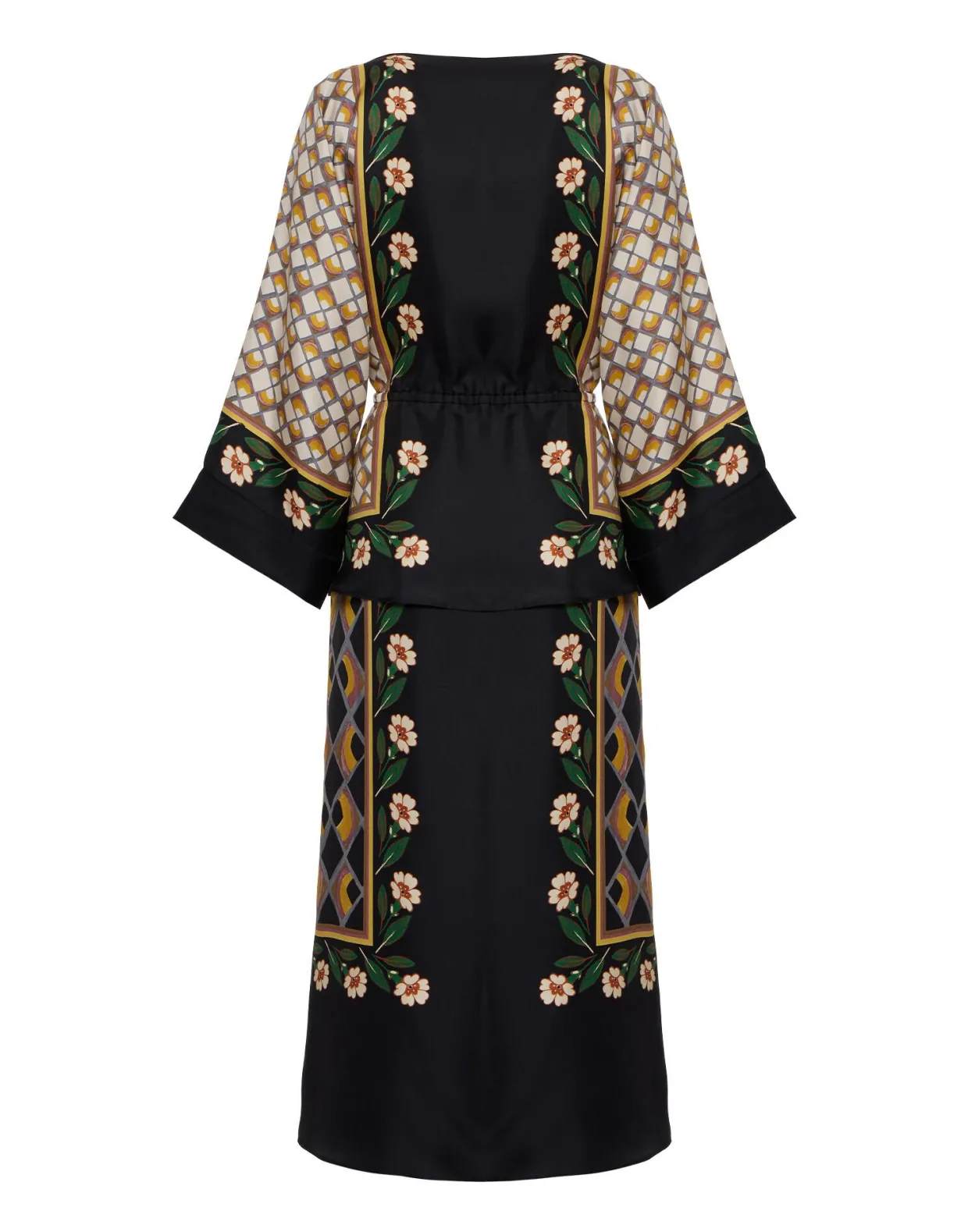 The Apericena DressDazed Placée Black in Silk Twill