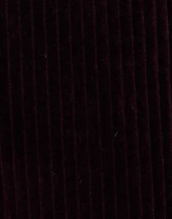 The Flare PantsSolid Purple in Velvet Corduroy