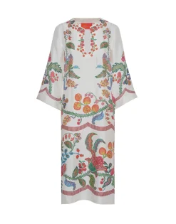 The KaftanGrenadilla Placée Off White in Silk Twill