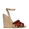 Tones Wedge PagliaMulticolor Ecru' in Raffia