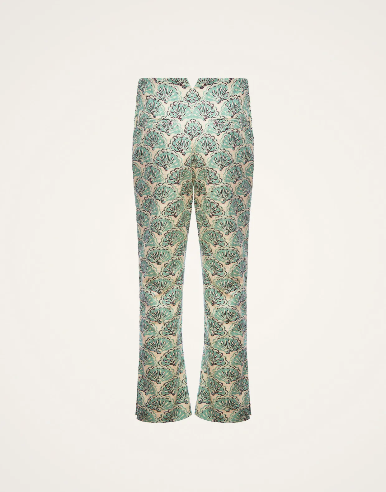 Torero PantsFans Mint in Shot Cotton