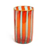 Torre VaseRed in Murano Glass