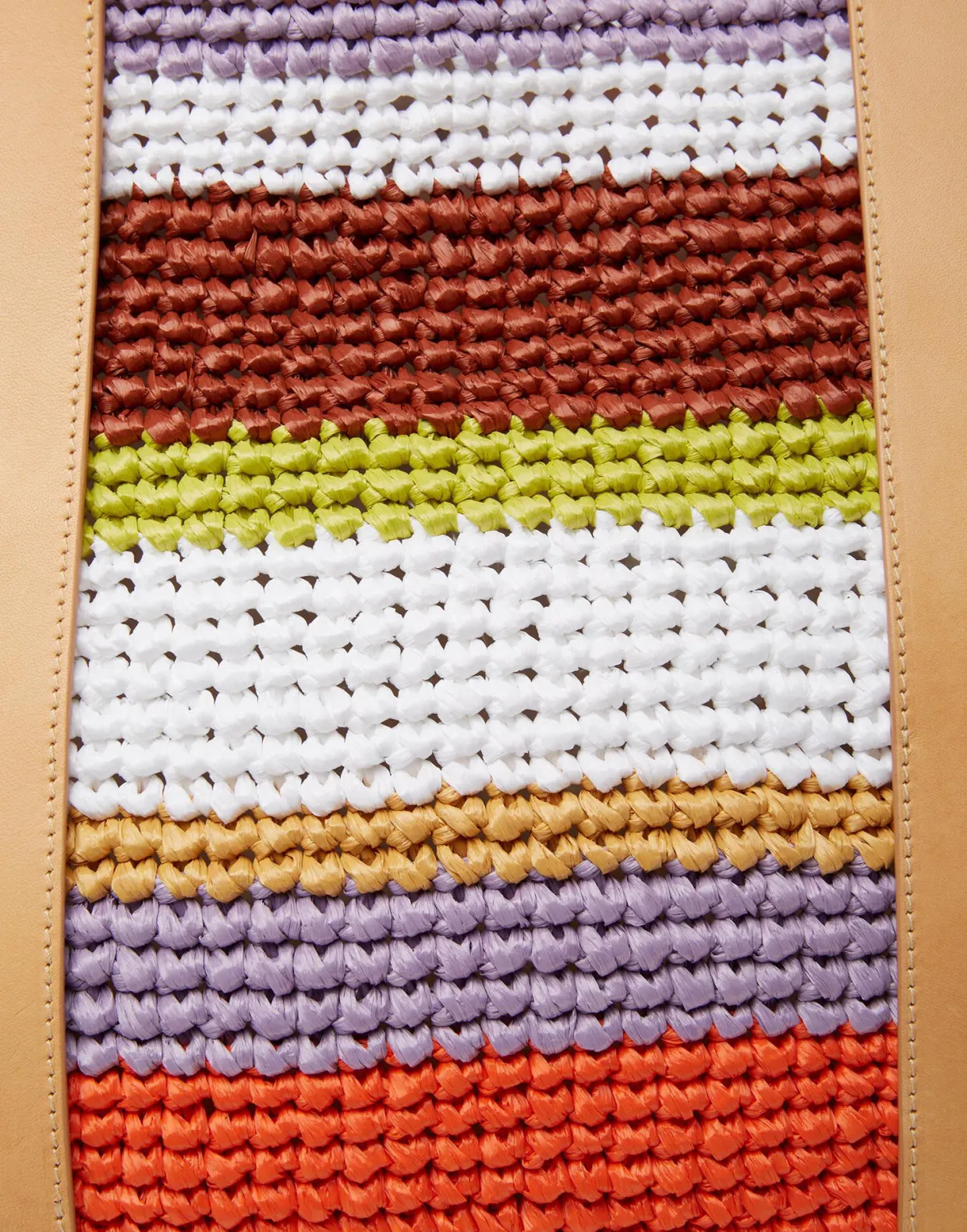 Tote Raffia BagMulticolor White in Raffia