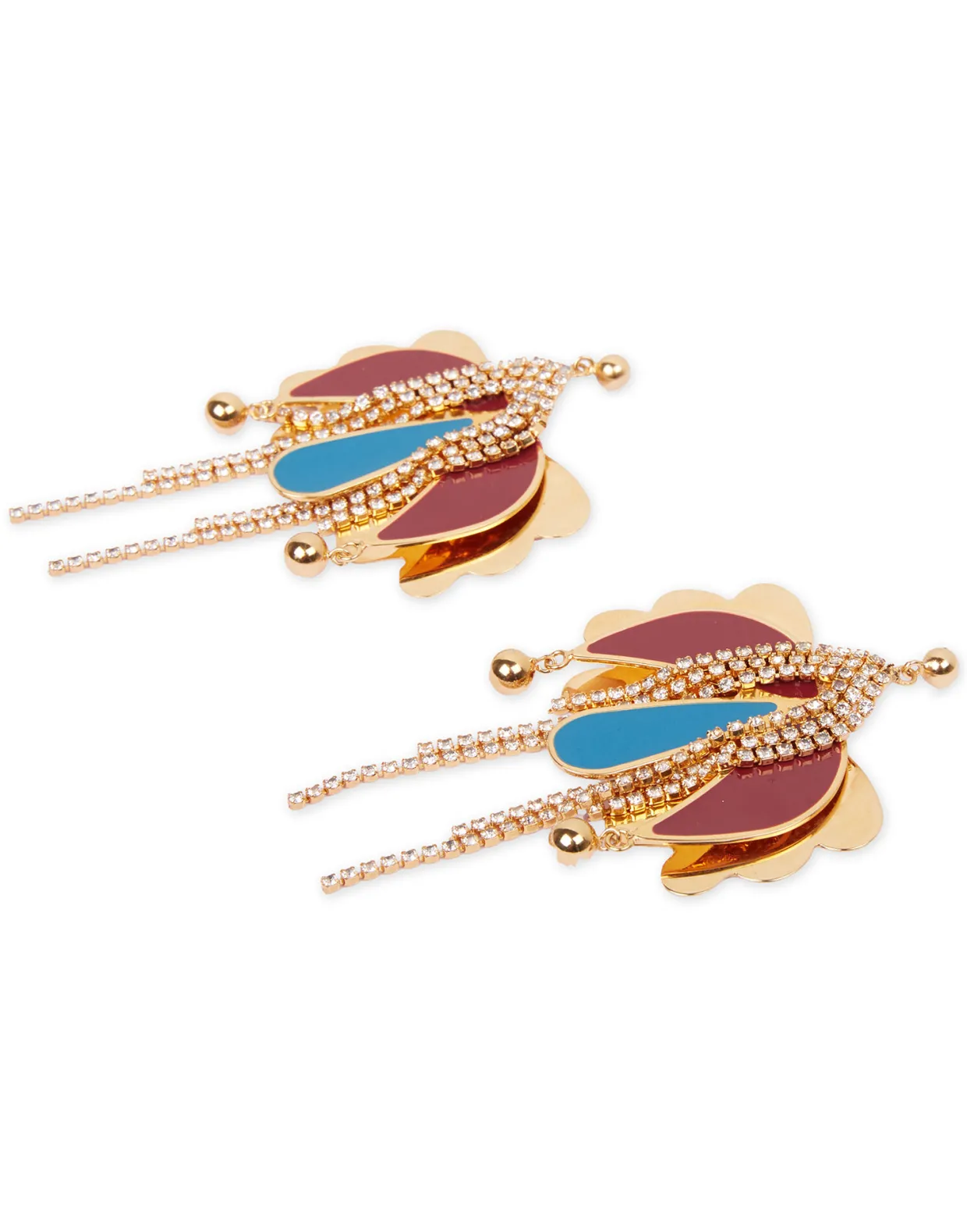 Tulip EarringsOro Bordeaux in Bras