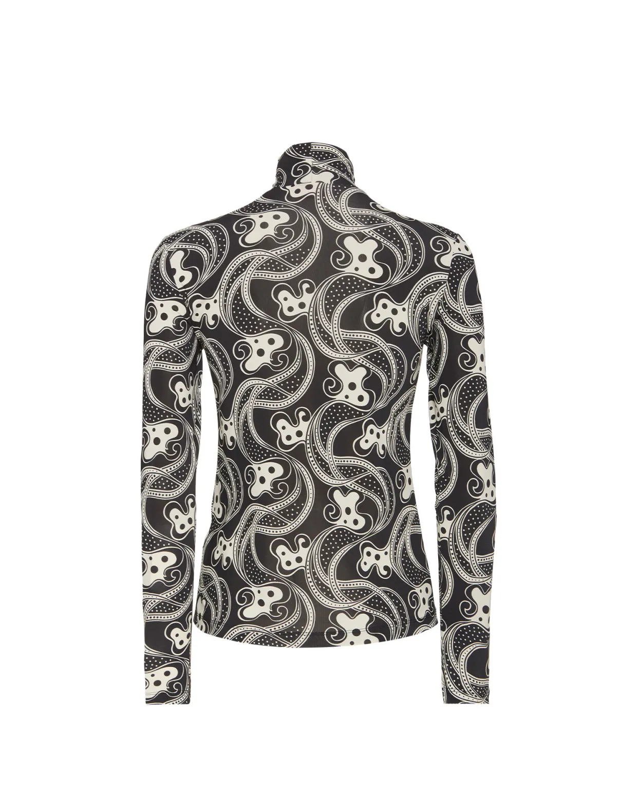 TurtleneckAperol Black & White in Skinny Jersey