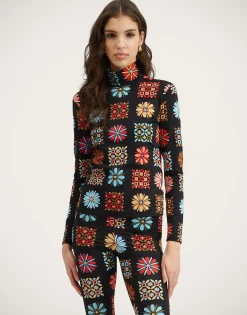 TurtleneckVetrata in Skinny Jersey