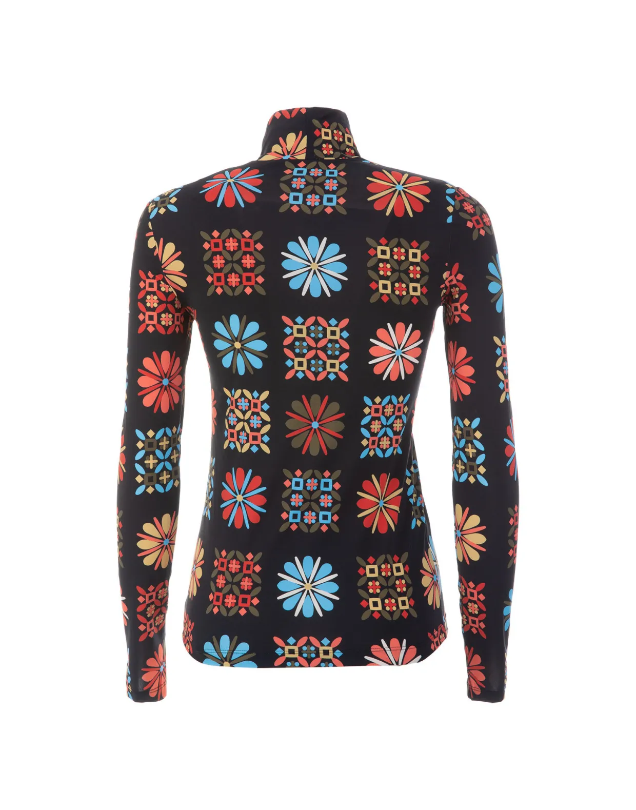 TurtleneckVetrata in Skinny Jersey