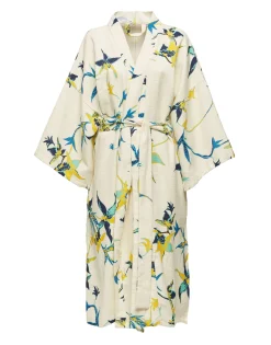 Unisex Big RobeOrchidea Bianco in Cotton