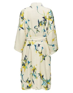 Unisex Big RobeOrchidea Bianco in Cotton