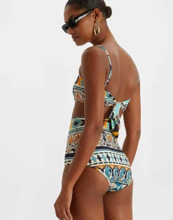 3-Way Bandeau TopCasareale Small Plac&egrave;e Cream in Lycra