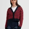 Winset CardiganNavy in Cable Chain